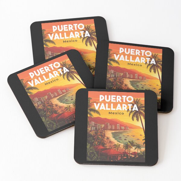 Item preview, A Vintage Illustration of Puerto Vallarta - Mexico  designed and sold by GoodOldVintage.