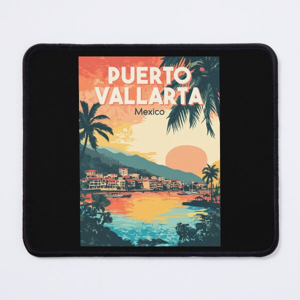 Item preview, A Vintage Illustration of Puerto Vallarta - Mexico designed and sold by GoodOldVintage.