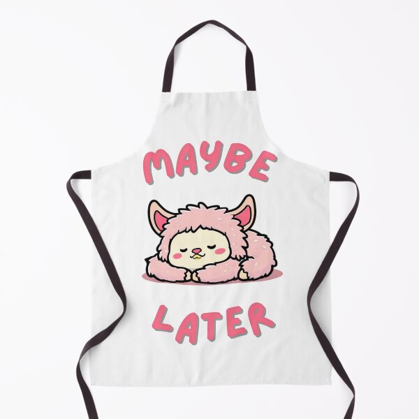 Item preview, Maybe Later Pink Monster designed and sold by Guinea's Galore.