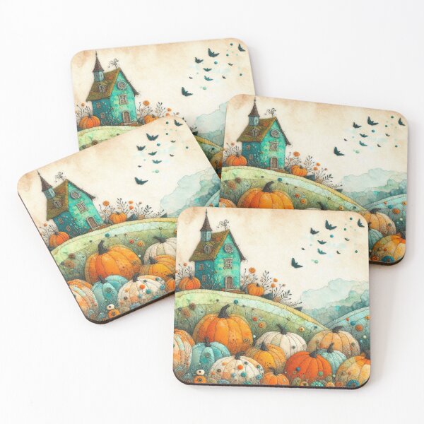 Item preview, Pumpkin Fields by Felt Art designed and sold by Beyondnote-Art.