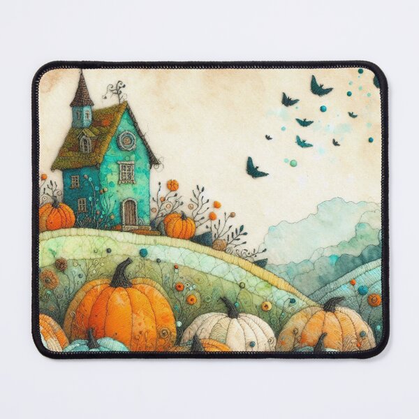 Item preview, Pumpkin Fields by Felt Art designed and sold by Beyondnote-Art.