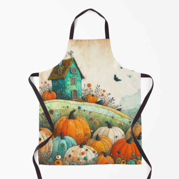 Item preview, Pumpkin Fields by Felt Art designed and sold by Beyondnote-Art.