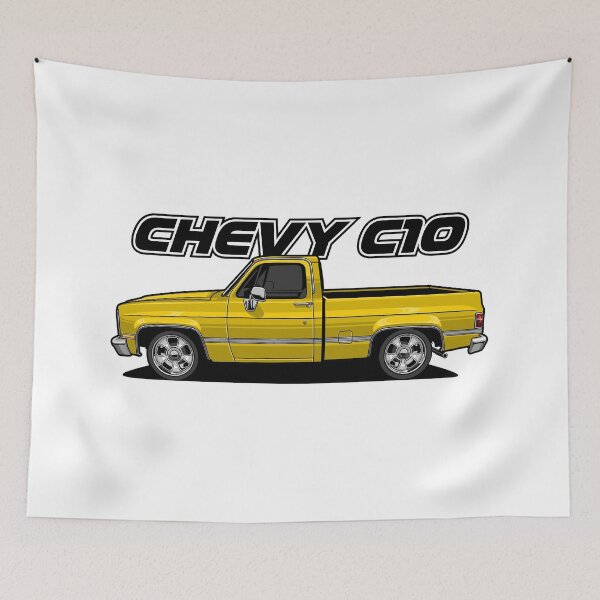 Item preview, Yellow - 1981 Chevrolet C10 Scottsdale designed and sold by vektoranda.