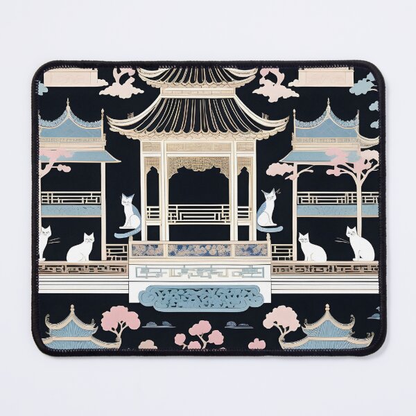 Item preview, Cat Chinoiserie designed and sold by SoniaSarkali.