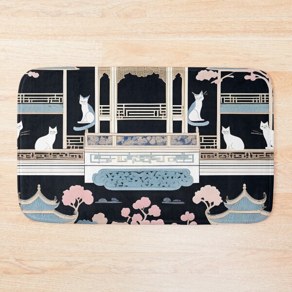 Item preview, Cat Chinoiserie designed and sold by SoniaSarkali.