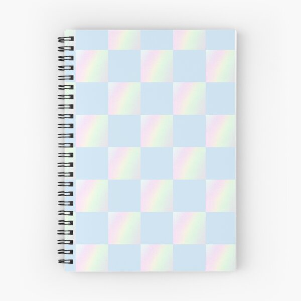 Item preview, Pastel blue and iridescent checkered pattern | Light blue holographic check designed and sold by lausn.