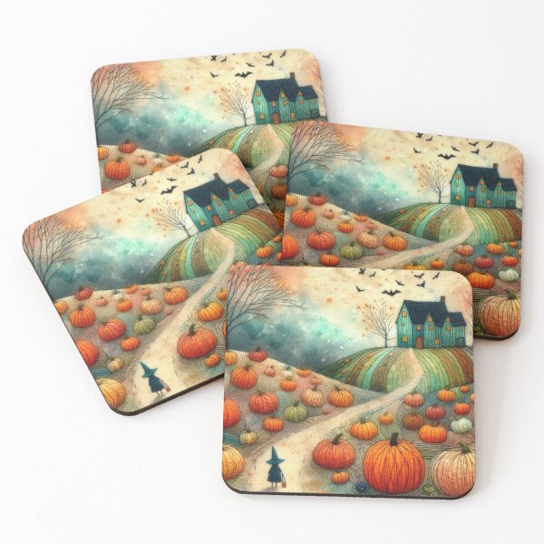 Item preview, Pumpkin Fields by Felt Art designed and sold by Beyondnote-Art.