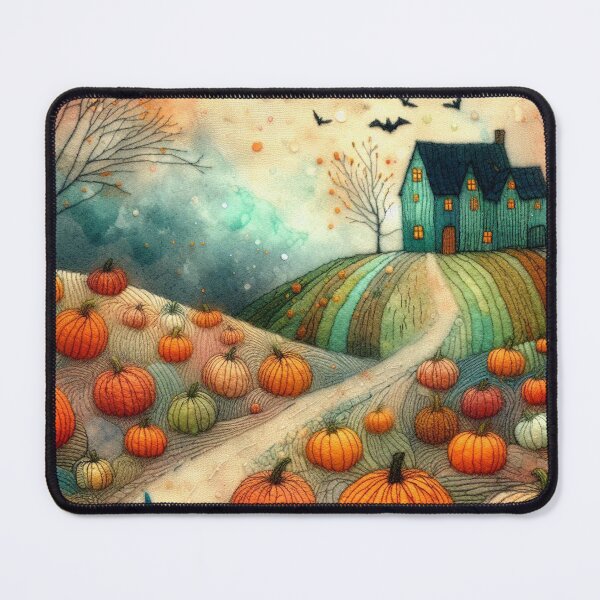 Item preview, Pumpkin Fields by Felt Art designed and sold by Beyondnote-Art.