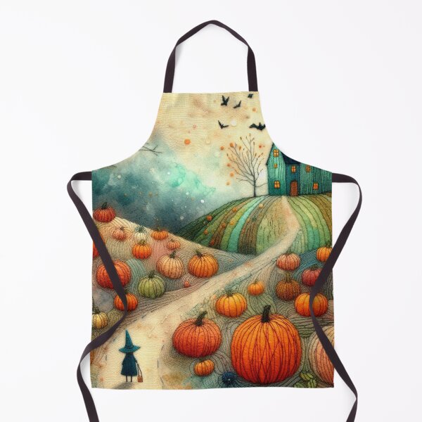 Item preview, Pumpkin Fields by Felt Art designed and sold by Beyondnote-Art.