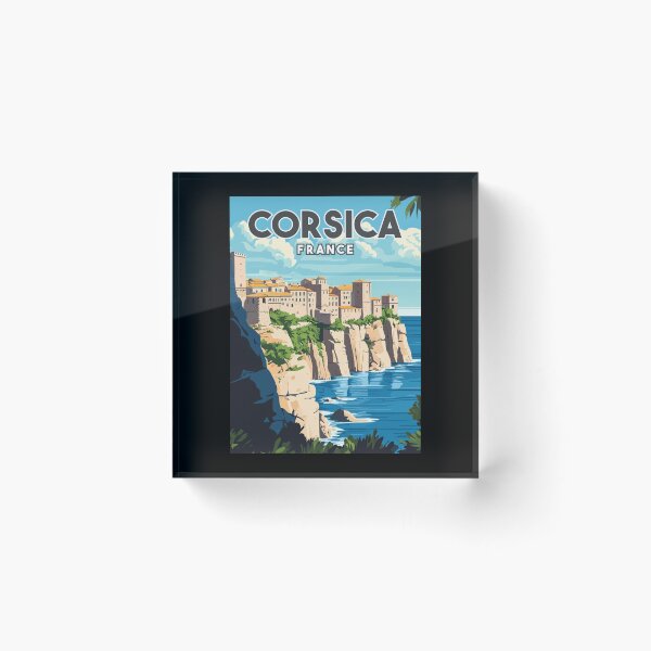 Item preview, A Vintage Illustration of Corsica - France  designed and sold by GoodOldVintage.