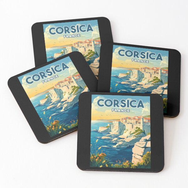 Item preview, A Vintage Illustration of Corsica - France  designed and sold by GoodOldVintage.