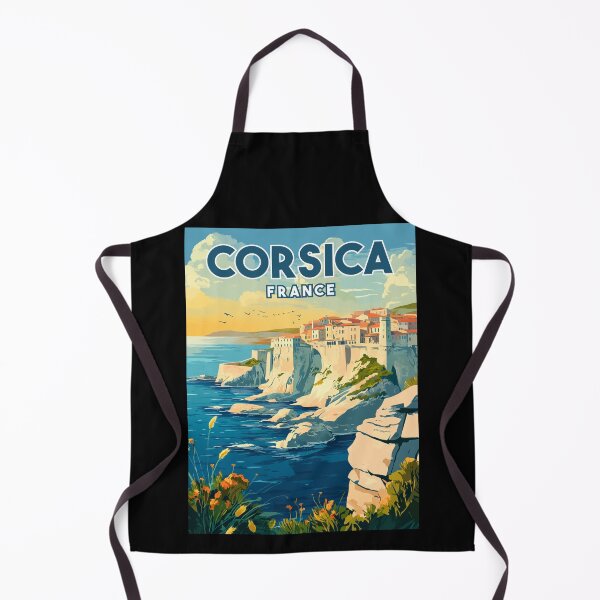 Item preview, A Vintage Illustration of Corsica - France designed and sold by GoodOldVintage.