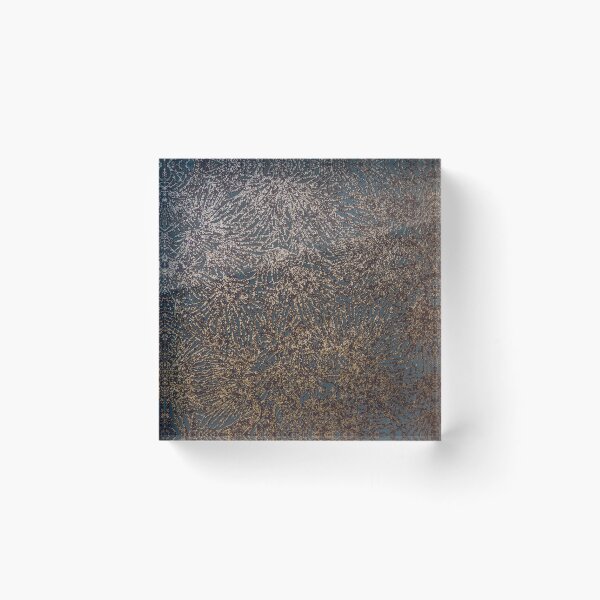 Item preview, Close up Photo of Glamorous Gold and Teal Textured Wallpaper  designed and sold by cgroenewald.