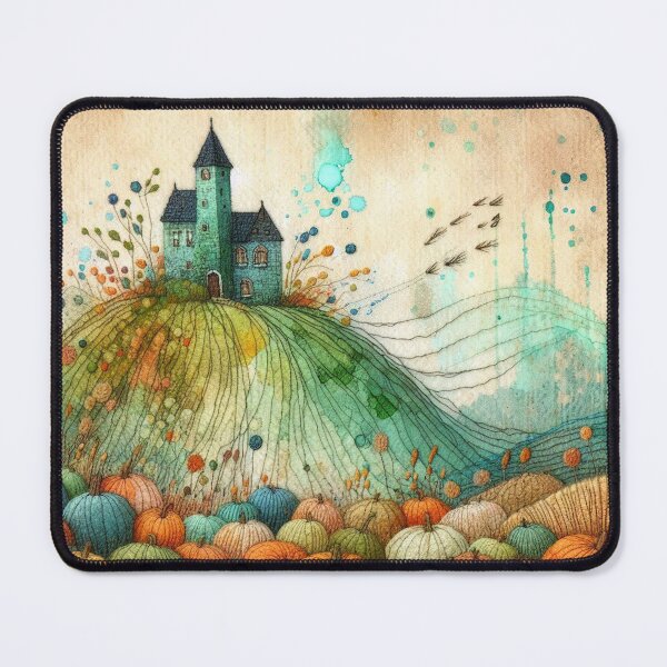 Item preview, Pumpkin Fields by Felt Art designed and sold by Beyondnote-Art.