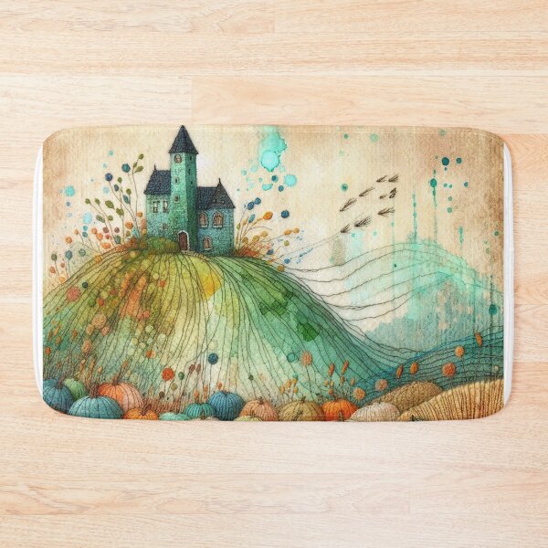 Item preview, Pumpkin Fields by Felt Art designed and sold by Beyondnote-Art.