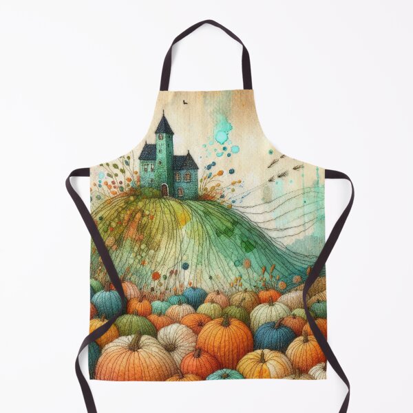 Item preview, Pumpkin Fields by Felt Art designed and sold by Beyondnote-Art.