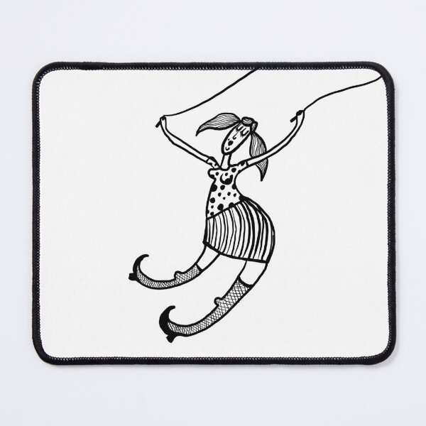 Item preview, Girl jumping rope designed and sold by VonKalt.