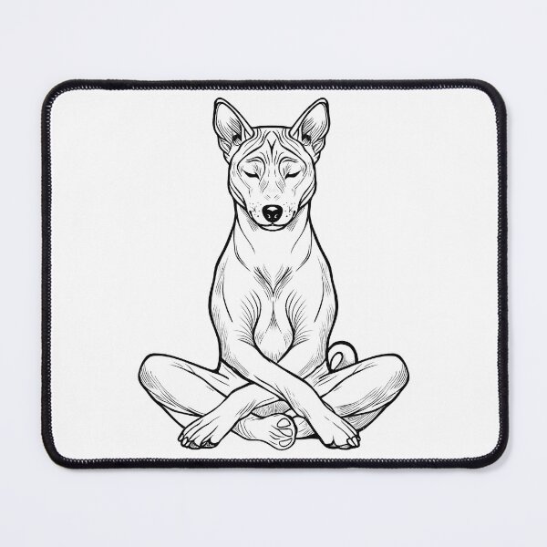 Item preview, Meditating Dog designed and sold by lialeaf.