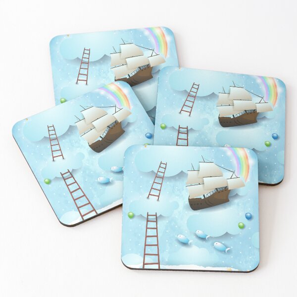 Item preview, Daydreaming, ghost ship and ladders designed and sold by LuisaVenturoli.