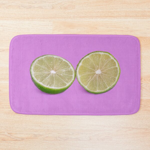 Item preview, Half limes on pink designed and sold by Photopat.