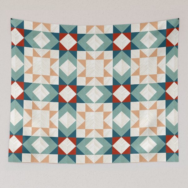 Item preview, Cabincore quilt patchwork designed and sold by Slanapotam.