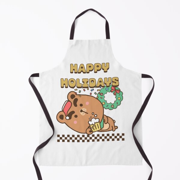 Item preview, Santa bear is Happy holidays designed and sold by JiraVibes.
