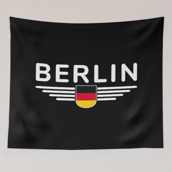 Item preview, Berlin Germany Fan Flag Design T Shirt designed and sold by ElvisU.
