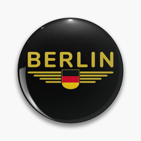 Artikelvorschau, Berlin Deutschland Fan Flagge Design T Shirt entworfen und verkauft von ElvisU.