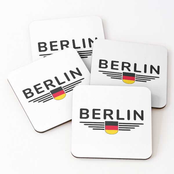 Artikelvorschau, Berlin Deutschland Fan Flagge Design T Shirt entworfen und verkauft von ElvisU.