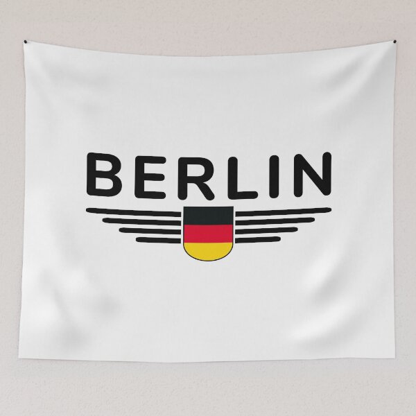 Item preview, Berlin Germany Fan Flag Design T Shirt designed and sold by ElvisU.