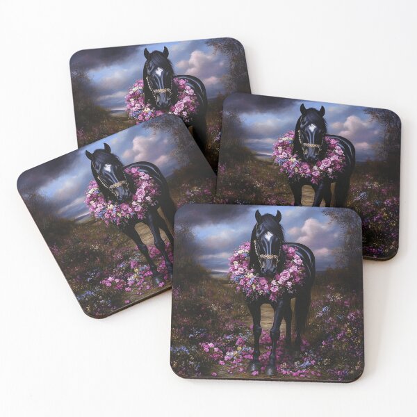 Item preview, Horse Carrying Bridal Flowers designed and sold by Nocturne  Paws.