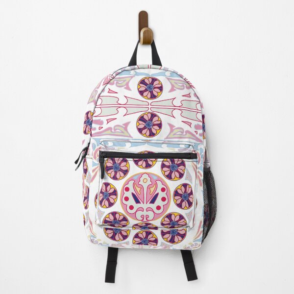 Item preview, Art Nouveau mosaic in bright Indonesian colors - pastel designed and sold by JoseYeste.