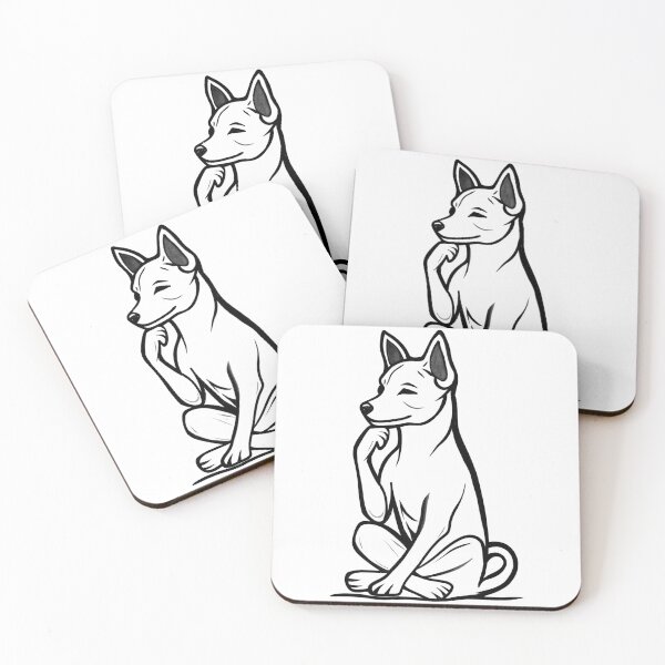 Item preview, Thoughtful dog designed and sold by lialeaf.