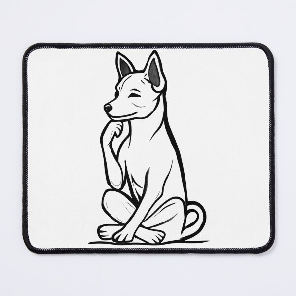 Item preview, Thoughtful dog designed and sold by lialeaf.