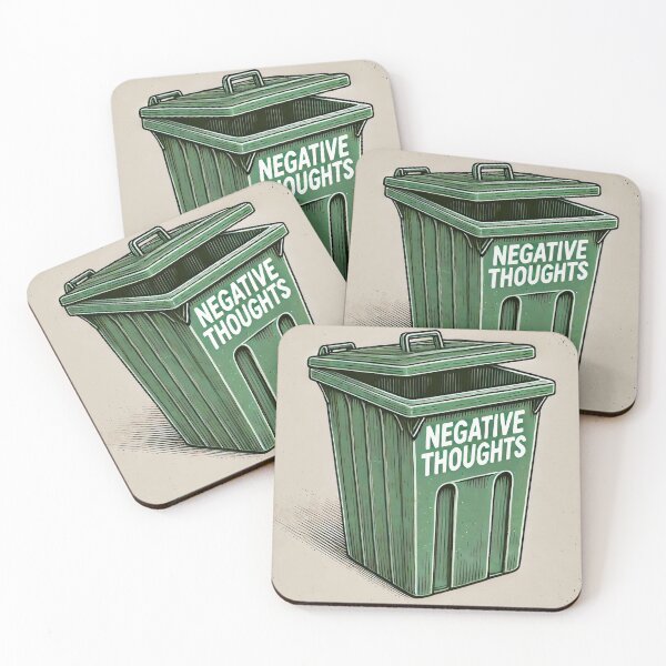 Item preview, Negative Thoughts Trash Bin designed and sold by IskandarDesigns.