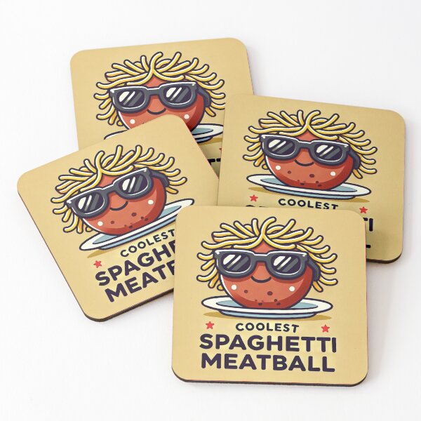 Item preview, Coolest Spaghetti Meatball designed and sold by IskandarDesigns.