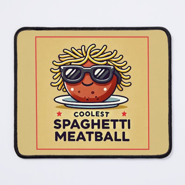 Item preview, Coolest Spaghetti Meatball designed and sold by IskandarDesigns.