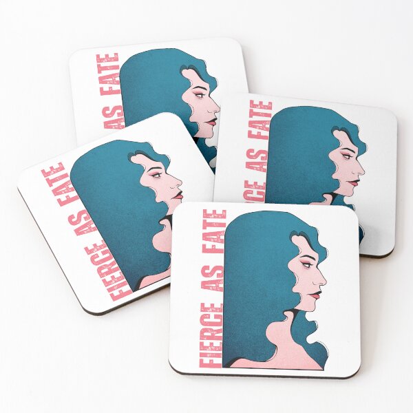 Item preview, Fierce as Fate Femme Fatale | Pink and Teal designed and sold by ObsidianDaz.