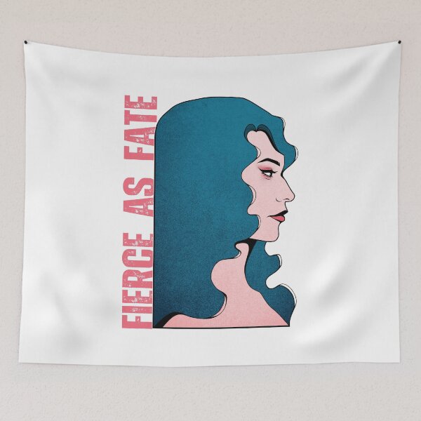 Item preview, Fierce as Fate Femme Fatale | Pink and Teal designed and sold by ObsidianDaz.