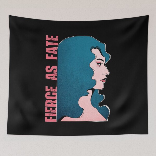 Item preview, Fierce as Fate Femme Fatale | Pink and Teal designed and sold by ObsidianDaz.