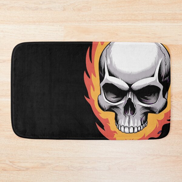 Item preview, Flaming Skull designed and sold by deathanarchy.