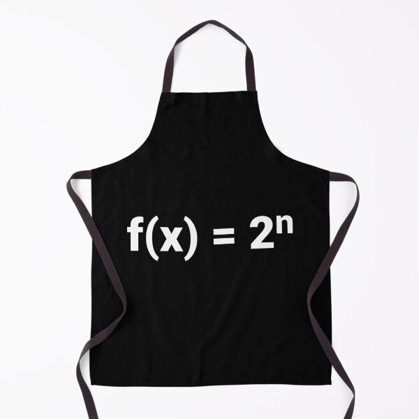 Item preview, f(x) = 2ⁿ designed and sold by Text-based T-Shirts and Gifts.