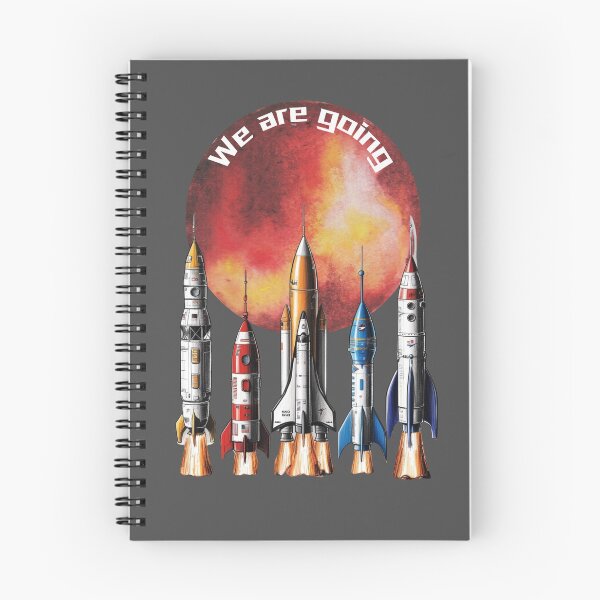 Item preview, We Are Going to Mars Space Exploration Rocket Launch Journey to Mars designed and sold by TolgaSal.