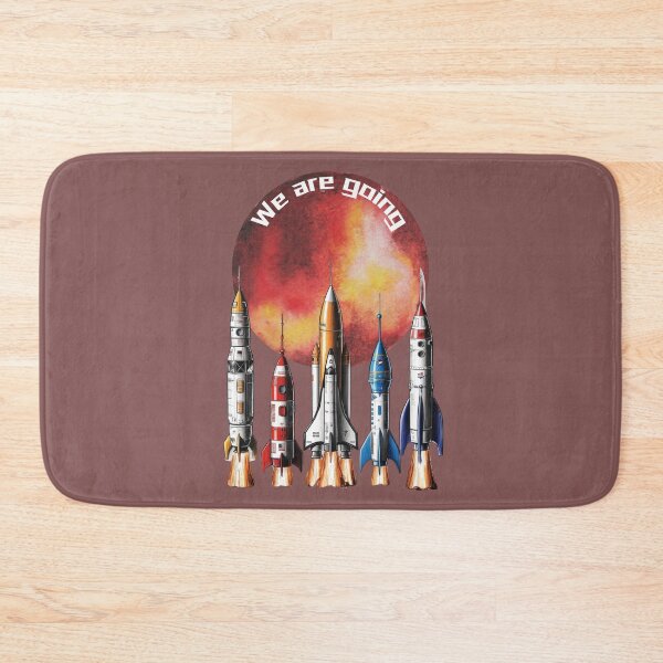 Item preview, We Are Going to Mars Space Exploration Rocket Launch Journey to Mars designed and sold by TolgaSal.