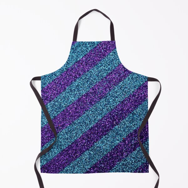 Item preview, Glittery Turquoise and Purple Diagonal Stripe Photo designed and sold by cgroenewald.