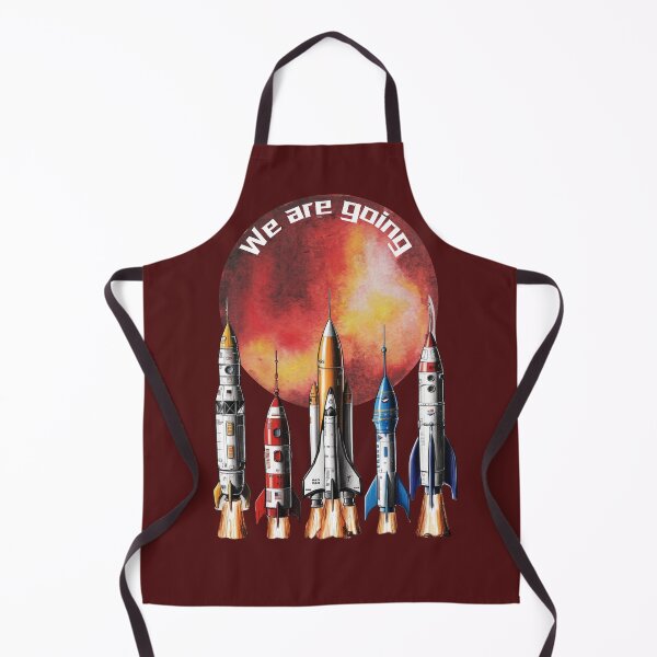 Item preview, We Are Going to Mars Space Exploration Rocket Launch Journey to Mars designed and sold by TolgaSal.