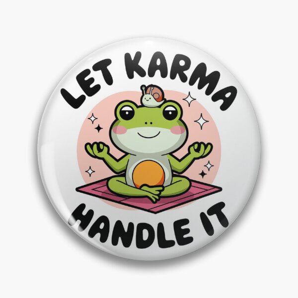 Item preview, Zen Frog Karma Design designed and sold by Simplehue.