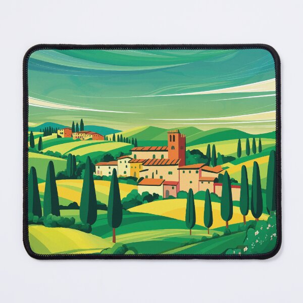 Item preview, Illustration of Tuscany in Italy designed and sold by ocusido.