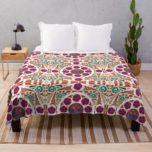 Item preview, Art Nouveau mosaic in bright Indonesian colors - Red designed and sold by JoseYeste.
