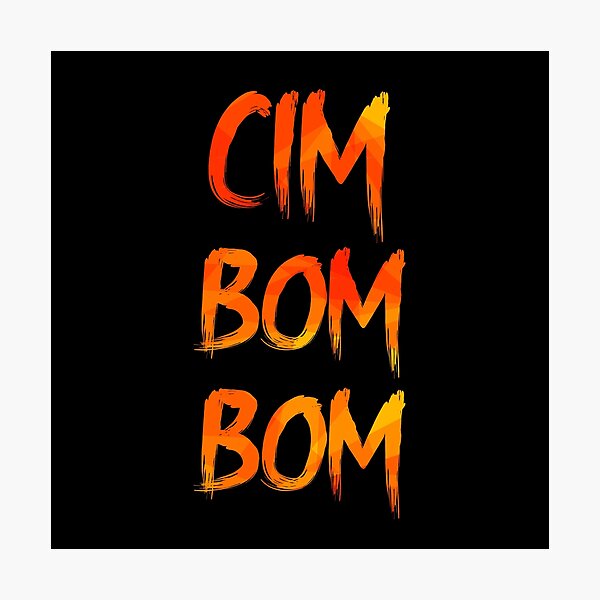 Aperçu de l'œuvre Cim bom bom géo orange créée et vendue par VRedBaller.